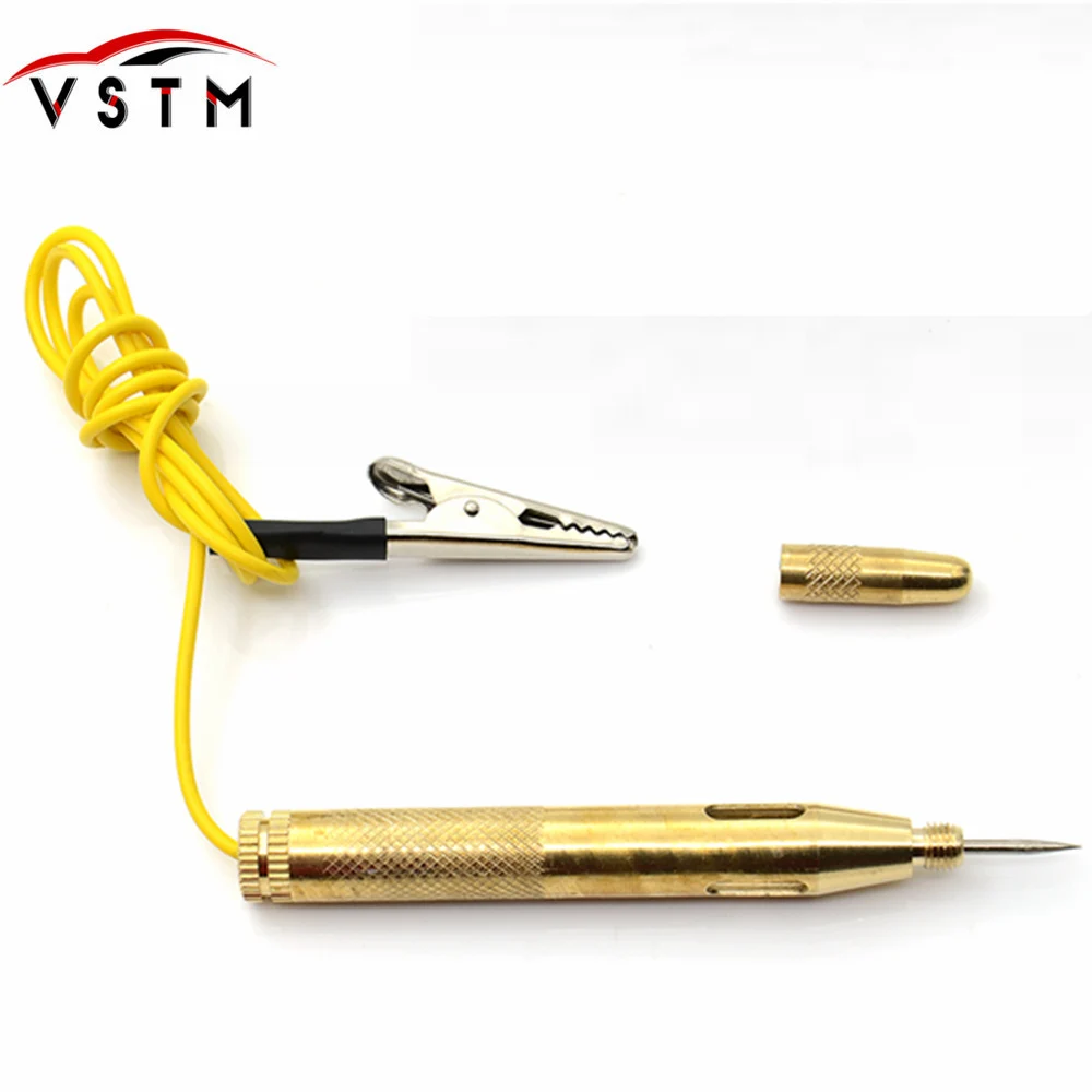 Car Circuit Tester Probe Light System Test Probe Lamp Auto Light Lamp Voltage Test Pen Detector Copper Diagnostic Tool DC 6V-24V
Car Circuit Tester Probe Light System Test Probe Lamp Auto Light Lamp Voltage Test Pen Detector Copper Diagnostic Tool DC 6V-24V