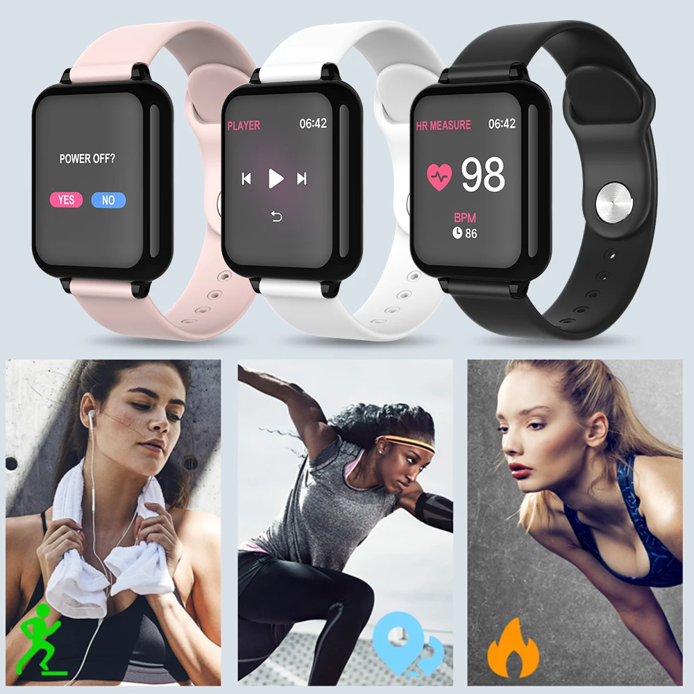 B57 Smart Wristband Bluetooth Heart Rate Blood Pressure Blood Oxygen Detector Alarm Clock Men Sport Smart Watch Wearable Watch
B57 Smart Wristband Bluetooth Heart Rate Blood Pressure Blood Oxygen Detector Alarm Clock Men Sport Smart Watch Wearable Watch