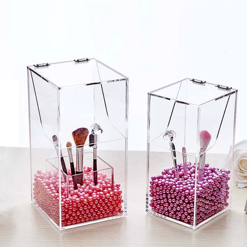 New Fashion Clear Acrylic Cosmetic Organizer Pearl Box Clamshell Makeup Brush Holder Women's Makeup Tool Storage Box No Pearls
New Fashion Clear Acrylic Cosmetic Organizer Pearl Box Clamshell Makeup Brush Holder Women's Makeup Tool Storage Box No Pearls