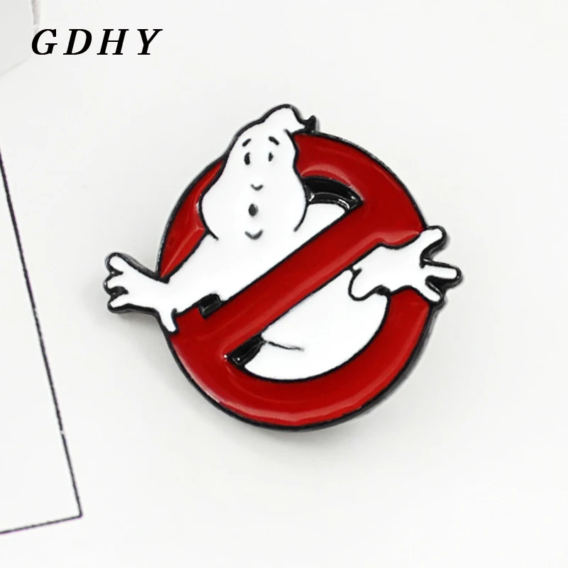 GDHY White Ghost Brooch Movies Ghostbusters No Ghost Logo Enamel Pins Badge Lapel Backpack For Kids Broche Halloween Jewelry
GDHY White Ghost Brooch Movies Ghostbusters No Ghost Logo Enamel Pins Badge Lapel Backpack For Kids Broche Halloween Jewelry