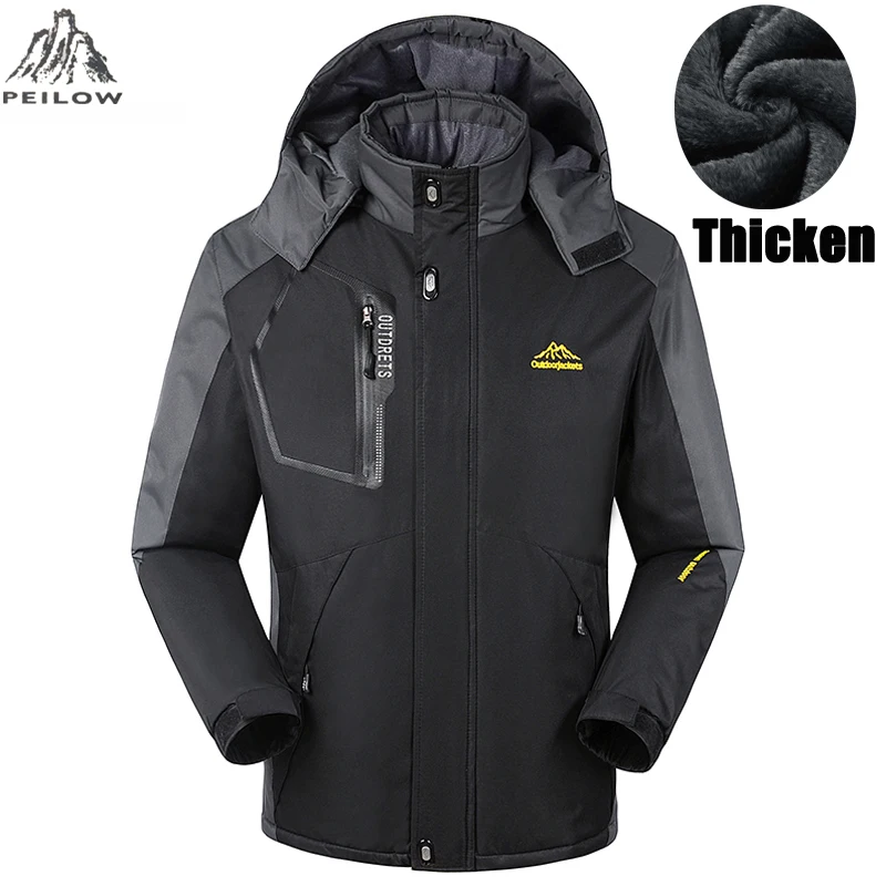 PEILOW Thicken warm Winter jacket women and men`s Waterproof Windproof Hooded Coats men fleece hood Big Size 5XL,6XL,7XL,8XL,9XL
PEILOW Thicken warm Winter jacket women and men`s Waterproof Windproof Hooded Coats men fleece hood Big Size 5XL,6XL,7XL,8XL,9XL