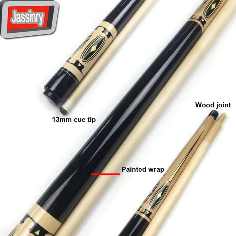 Бесплатная доставка jassinry карамболь Бильярд cue 13 мм Maple кий палочки деревянные