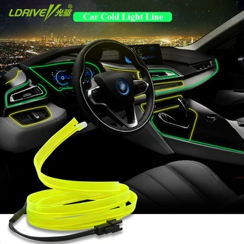 Atmosphere Car Interior Light 1 Meter Car Ambient Light Lamps Cold Light Line DIY Car Styling Decorative Dashboard Console Door
Atmosphere Car Interior Light 1 Meter Car Ambient Light Lamps Cold Light Line DIY Car Styling Decorative Dashboard Console Door
