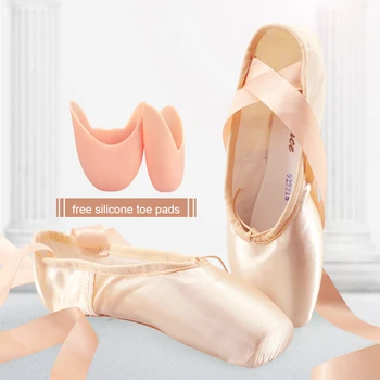 Sales Satin Ballet Pointe Shoes Professional Girls Ladies Ballerina Dance Shoes With Ribbons
Sales Satin Ballet Pointe Shoes Professional Girls Ladies Ballerina Dance Shoes With Ribbons