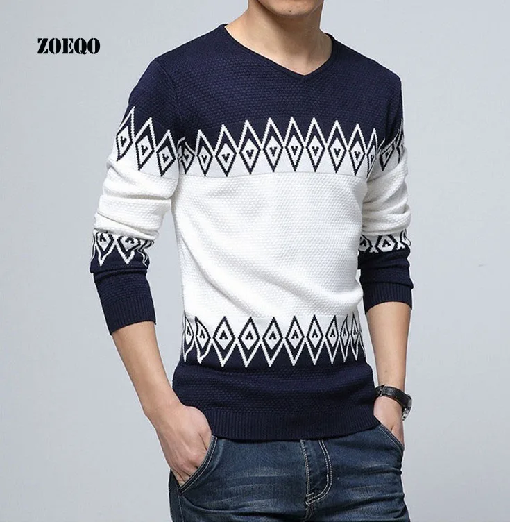 ZOEQO New Fashion Sweater men Pullovers Casual jumper For Man Knitting long sleeve v-Neck Knitwear Sweaters
ZOEQO New Fashion Sweater men Pullovers Casual jumper For Man Knitting long sleeve v-Neck Knitwear Sweaters