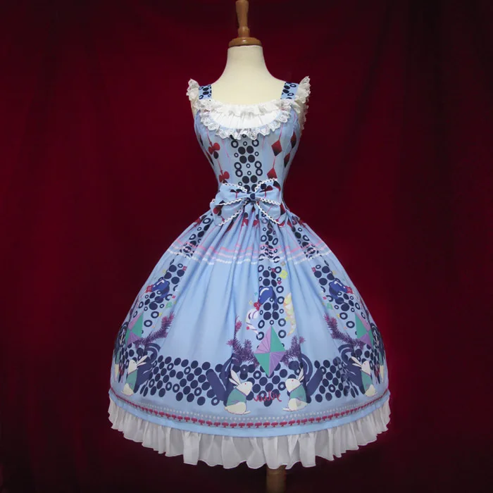 2015 New Women Fancy Lolita Dress Halloween Party Cosplay Girls Ladies Dresses Rabbit Printing Maid Costume Outfit
2015 New Women Fancy Lolita Dress Halloween Party Cosplay Girls Ladies Dresses Rabbit Printing Maid Costume Outfit