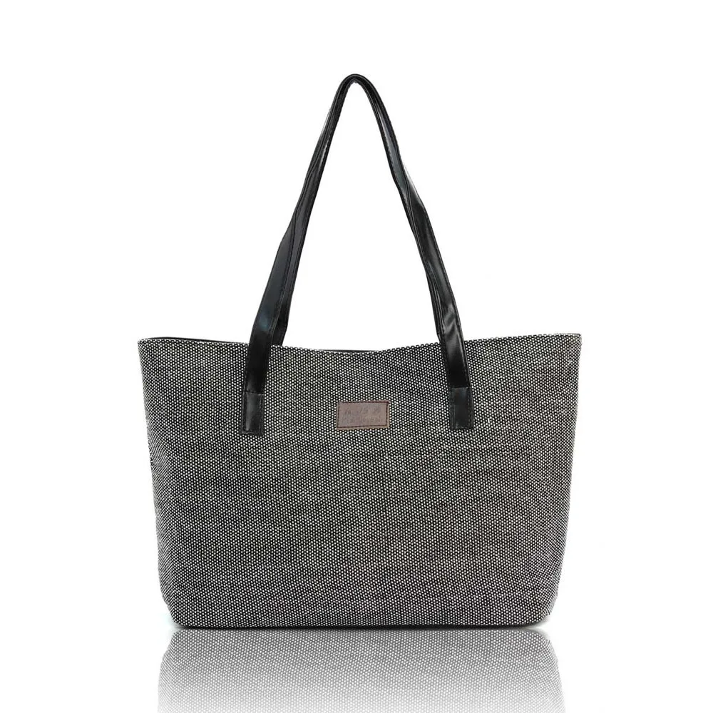 Pure Color Canvas Shoulder Bag Tote Female Single Shopping Handbag Large Capacity Women Canvas Beach Bags Casual Tote Feminina
Pure Color Canvas Shoulder Bag Tote Female Single Shopping Handbag Large Capacity Women Canvas Beach Bags Casual Tote Feminina