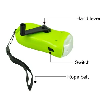 Mini LED Hand Crank Dynamo Solar Power Rechargeable Carabiner Camping Flashlight GQ999
Mini LED Hand Crank Dynamo Solar Power Rechargeable Carabiner Camping Flashlight GQ999