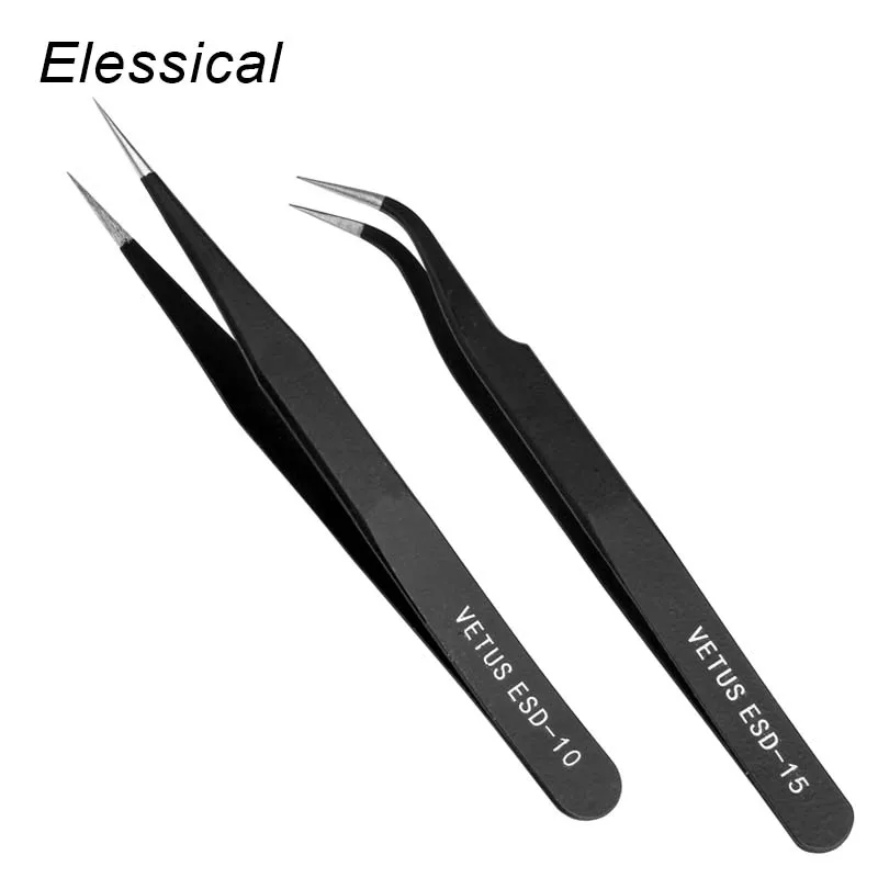 Elessical Black Curved Straight Nail Tweezer Clip Gel Nail Art Nipper Rhinestones Beads Sequins Picking Tool For Manicure Design
Elessical Black Curved Straight Nail Tweezer Clip Gel Nail Art Nipper Rhinestones Beads Sequins Picking Tool For Manicure Design