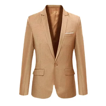 Fashion Spring Autumn Men Blazer Long Sleeve Solid Color Slim Casual Thin Suit Jacket Plus Size HSJ88
Fashion Spring Autumn Men Blazer Long Sleeve Solid Color Slim Casual Thin Suit Jacket Plus Size HSJ88