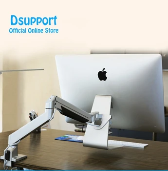 Desktop Full Motion gas Spring Arm Aluminum Monitor arm for iMac Support Loading 5-11kgs
Desktop Full Motion gas Spring Arm Aluminum Monitor arm for iMac Support Loading 5-11kgs