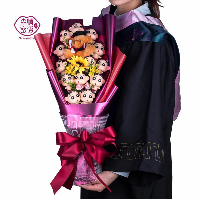 2017 Creative Customized Japan Anime Crayon Shin Chan Garage Kit Set Flower Bouquet Gift for Birthday Christmas Valentine's Day
2017 Creative Customized Japan Anime Crayon Shin Chan Garage Kit Set Flower Bouquet Gift for Birthday Christmas Valentine's Day