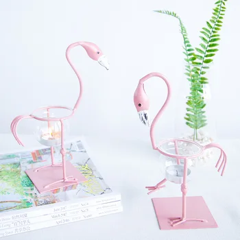 European Pink Flamingo Candlestick Decoration Green Plant Water Culture Device Creative Iron Crafts Household Desktop Decoration
European Pink Flamingo Candlestick Decoration Green Plant Water Culture Device Creative Iron Crafts Household Desktop Decoration
