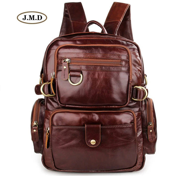 J.M.D 100% Guarantee Genuine Leather Multifunctional Design Fashion Rucksack Schoolbag Causal Travel Bag Backpack 7042C
J.M.D 100% Guarantee Genuine Leather Multifunctional Design Fashion Rucksack Schoolbag Causal Travel Bag Backpack 7042C