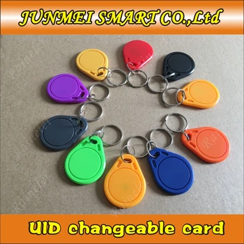 300PCS 13.56 Mhz Block 0 Sector Rewritable RFID M1 S50 UID Changeable Card Tag Keychain Key Keyfob ISO14443A
300PCS 13.56 Mhz Block 0 Sector Rewritable RFID M1 S50 UID Changeable Card Tag Keychain Key Keyfob ISO14443A