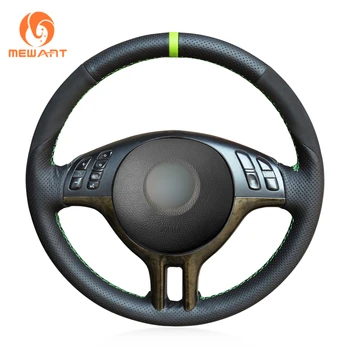 MEWANT Black Genuine Leather Suede Hand Sew Wrap Car Steering Wheel Cover for BMW E46 318i 325i 330ci E39 X5 E53 Z3 E36/7 E36/8
MEWANT Black Genuine Leather Suede Hand Sew Wrap Car Steering Wheel Cover for BMW E46 318i 325i 330ci E39 X5 E53 Z3 E36/7 E36/8