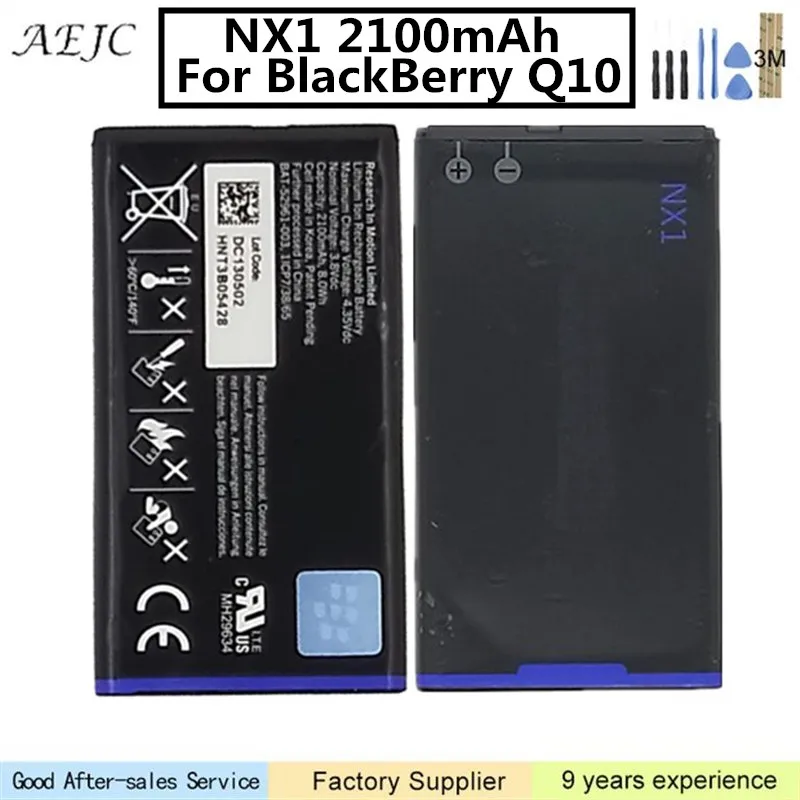 NX1 2100mAh For Blackberry Q10 Q10 LTE Q10 LTE SQN100-1 BAT-52961-003 Lithium Battery Replacement For Blackberry Q10 Batteria
NX1 2100mAh For Blackberry Q10 Q10 LTE Q10 LTE SQN100-1 BAT-52961-003 Lithium Battery Replacement For Blackberry Q10 Batteria