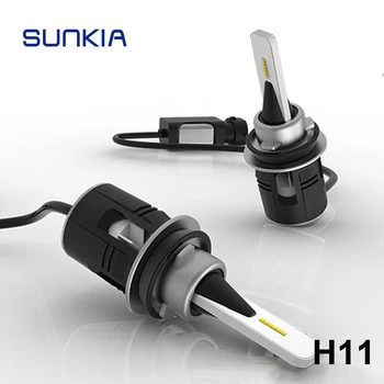 SUNKIA B6 H8/H9/H11 Car LED Headlight LED Light Sourcing Fog Lamp Kits 6000K 7200LM IP68 100% Waterproof Hot Selling
SUNKIA B6 H8/H9/H11 Car LED Headlight LED Light Sourcing Fog Lamp Kits 6000K 7200LM IP68 100% Waterproof Hot Selling