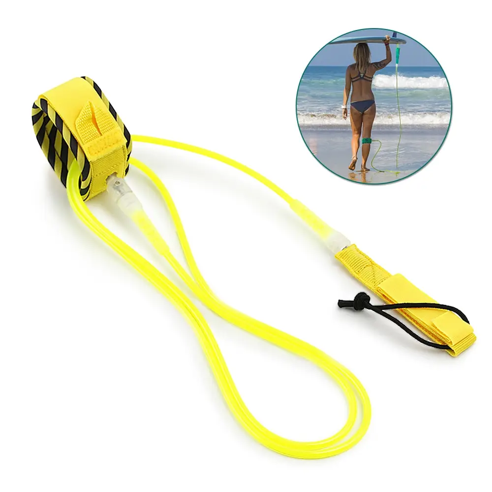 Surfing 6ft-10ft Surfboard Leash Rope Stand Up Paddle Board Leash Smooth Steel Swivel Surfing Leg Rope for surf Stand Up Board
Surfing 6ft-10ft Surfboard Leash Rope Stand Up Paddle Board Leash Smooth Steel Swivel Surfing Leg Rope for surf Stand Up Board