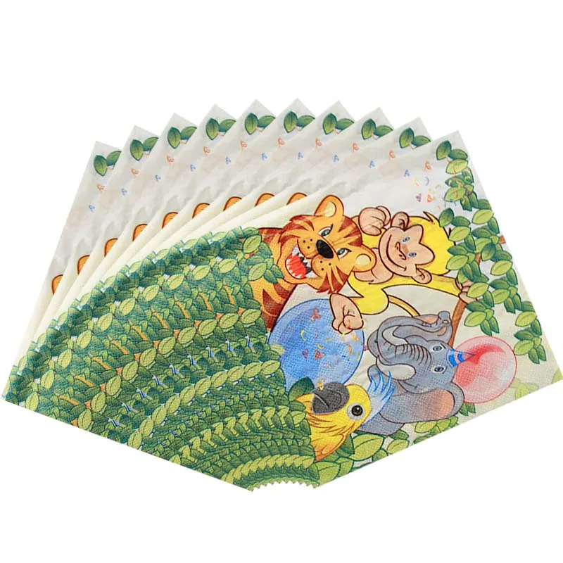 20pcs Jungle Safari Party Supplies Napkin Line Decoupage Paper Napkin 2th Birthday Party Decoration Boy Baby Shower Party Favor
20pcs Jungle Safari Party Supplies Napkin Line Decoupage Paper Napkin 2th Birthday Party Decoration Boy Baby Shower Party Favor