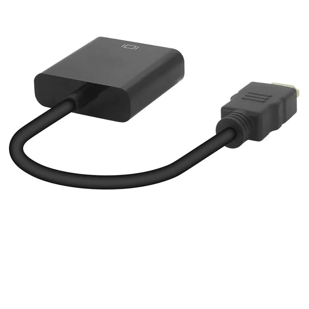 High quality HDMI Male to VGA RGB Female HDMI to VGA Video Converter adapter HDMI Cable 1080P HDTV Monitor for PC
High quality HDMI Male to VGA RGB Female HDMI to VGA Video Converter adapter HDMI Cable 1080P HDTV Monitor for PC