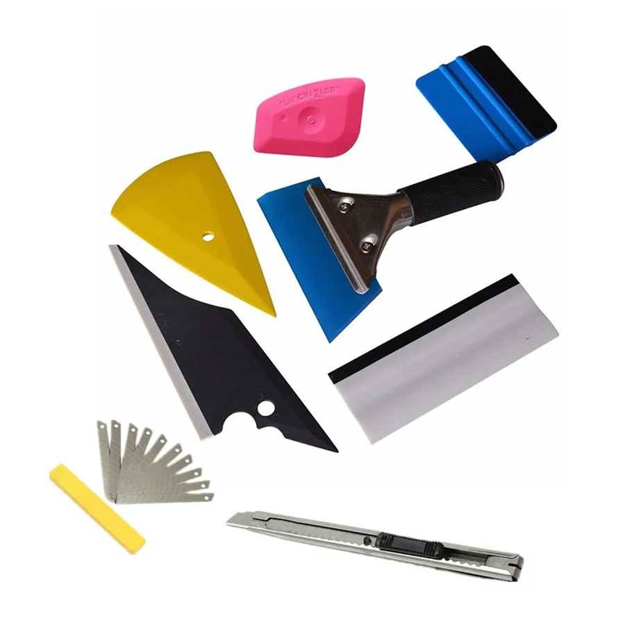 8 PCS/Set Squeegee Car Window Tinting Auto Film Wrapping Install Applicator Tools Kits Universal Glue Removing Card and Rubber
8 PCS/Set Squeegee Car Window Tinting Auto Film Wrapping Install Applicator Tools Kits Universal Glue Removing Card and Rubber