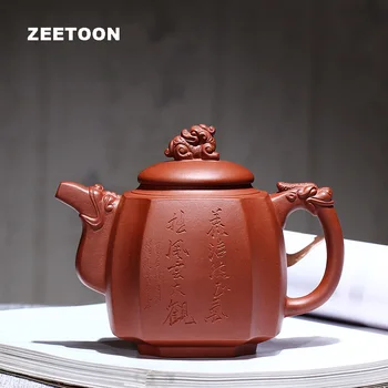 530ml Authentic Yixing Teapot Tenglong Quartet Pot Zisha Kettle Coffee Pot Master Handmade Chinese Purple Clay Tea Pot Tea Set
530ml Authentic Yixing Teapot Tenglong Quartet Pot Zisha Kettle Coffee Pot Master Handmade Chinese Purple Clay Tea Pot Tea Set