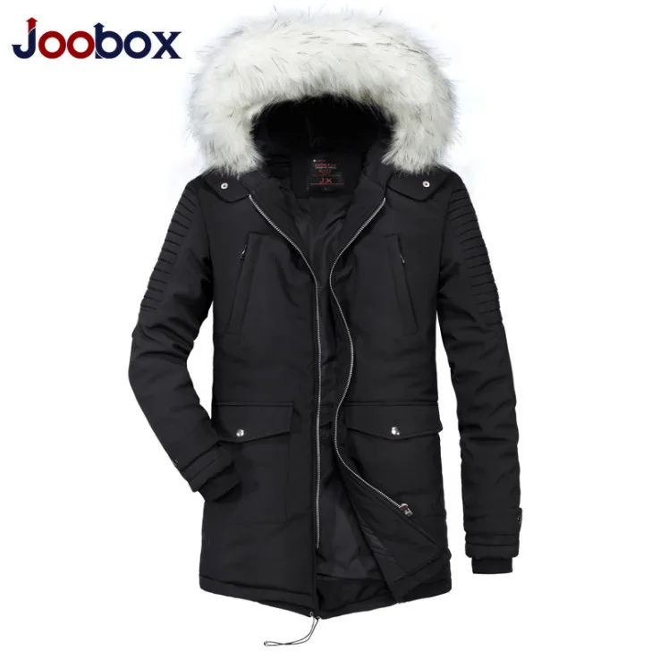 JOOBOX Medium Long Fur Collar Men's Parkas New Winter Hooded Thicken Windproof Jacket Men Snow Warm Outerwear Male US Size XXL
JOOBOX Medium Long Fur Collar Men's Parkas New Winter Hooded Thicken Windproof Jacket Men Snow Warm Outerwear Male US Size XXL
