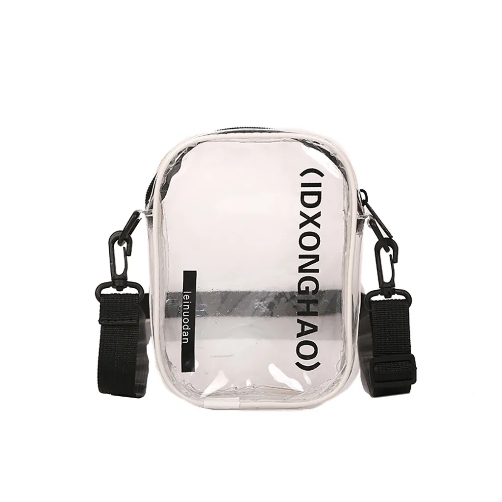 Hip Hop Style Shoulder Bags For Women Transparent Wild Messenger Bag PVC Clear Crossbody Bags Girls Purses And Handbags#H15
Hip Hop Style Shoulder Bags For Women Transparent Wild Messenger Bag PVC Clear Crossbody Bags Girls Purses And Handbags#H15