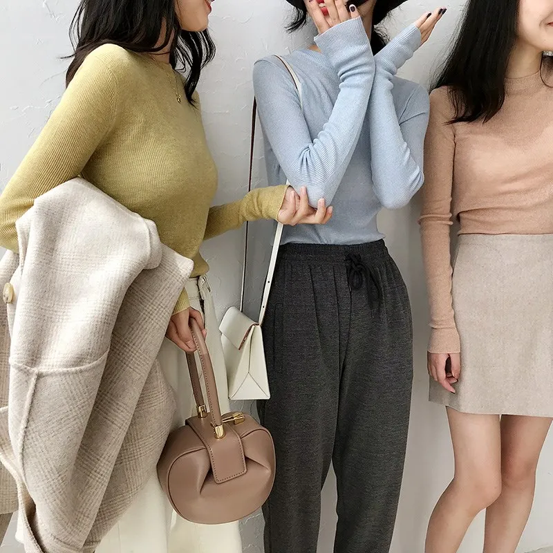 Sale Sexy Thin See Through Knitted Tees Tops Women Long Sleeve Solid Chic Elastic Fitting Knitting T Shirts Lady Fall Basic Top
Sale Sexy Thin See Through Knitted Tees Tops Women Long Sleeve Solid Chic Elastic Fitting Knitting T Shirts Lady Fall Basic Top