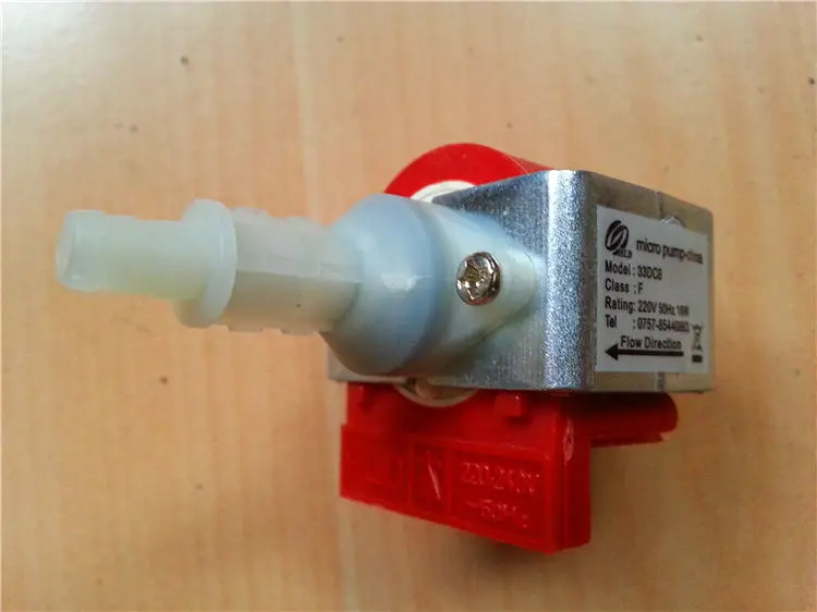 Electromagnetic pump high-pressure pump water pump oil pump piston coffee machine dedicated type 33DCB-F power 220V-50Hz-16W
Electromagnetic pump high-pressure pump water pump oil pump piston coffee machine dedicated type 33DCB-F power 220V-50Hz-16W