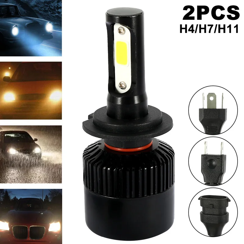 2 Pcs/pair H4 H7 H11 Car LED Headlight Bulbs 36W 3800LM 6000K DC9-32V Hi/Low Bulbs Beam Kit Automobiles Lights
2 Pcs/pair H4 H7 H11 Car LED Headlight Bulbs 36W 3800LM 6000K DC9-32V Hi/Low Bulbs Beam Kit Automobiles Lights