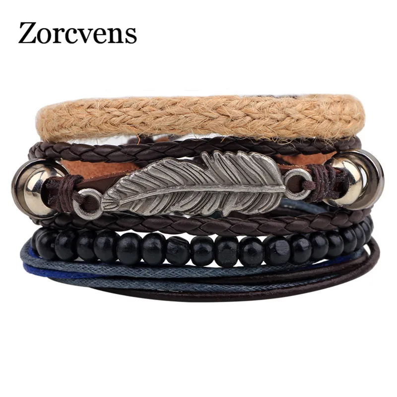 ZORCVENS Retro Beads Leaf Bracelet Multilayer Leather Bracelets & Bangles Colorful Simple Jewelry For Men Women
ZORCVENS Retro Beads Leaf Bracelet Multilayer Leather Bracelets & Bangles Colorful Simple Jewelry For Men Women
