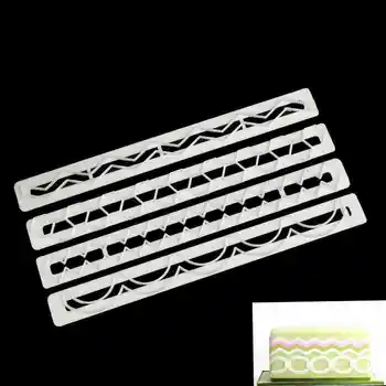 4pcs/set 24*2.5cm Sugarcraft Plastic Fondant Cutter Cake Mold Fondant Mold Fondant Cake Decorating Tools
4pcs/set 24*2.5cm Sugarcraft Plastic Fondant Cutter Cake Mold Fondant Mold Fondant Cake Decorating Tools