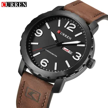CURREN Top Brand Luxury Men's Sports Watches Men Waterproof Quartz Watch Man Leather Military Wrist watch Relogio Masculino 
CURREN Top Brand Luxury Men's Sports Watches Men Waterproof Quartz Watch Man Leather Military Wrist watch Relogio Masculino