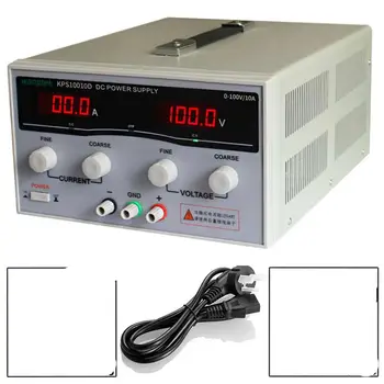 KPS10010D High Precision High Power Adjustable LED Dual Display Switching DC Power Supply 220V EU 100V/10A
KPS10010D High Precision High Power Adjustable LED Dual Display Switching DC Power Supply 220V EU 100V/10A