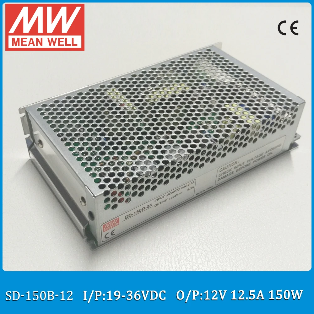 Оригинальный MEAN WELL SD-150B-12 одиночный выход 150 Вт а 12 В вход 19-36 В постоянного тока meanwell dc/dc преобразователь
Оригинальный MEAN WELL SD-150B-12 одиночный выход 150 Вт а 12 В вход 19-36 В постоянного тока meanwell dc/dc преобразователь