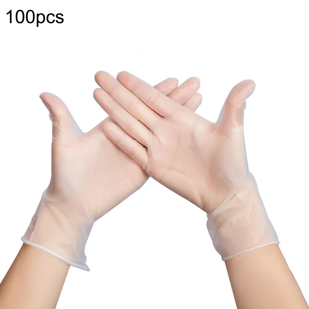 100 Pcs Food Grade Disposable vinyl Gloves Anti-static Plastic Gloves For Food Cleaning Cooking Restaurant Kitchen Accessories
100 Pcs Food Grade Disposable vinyl Gloves Anti-static Plastic Gloves For Food Cleaning Cooking Restaurant Kitchen Accessories
