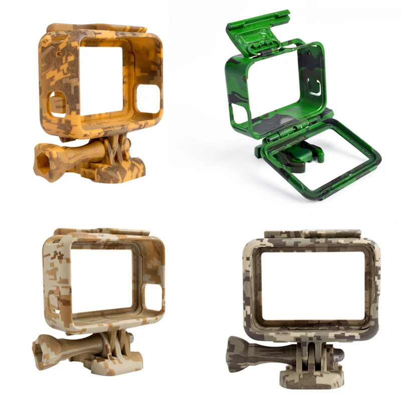 Camera Housing Action Camera Case Border Camouflage Frame Mount Protective Cover Shell + Tripod Adapter Screw For Gopro Hero 5
Camera Housing Action Camera Case Border Camouflage Frame Mount Protective Cover Shell + Tripod Adapter Screw For Gopro Hero 5