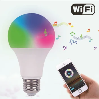 WIFI Smart E27 LED Bulb 6.5W Super Bright Wifi APP Remote Control RGBW Timing Light Bulb for Andriod 2.3 Or IOS8.0 And Above
WIFI Smart E27 LED Bulb 6.5W Super Bright Wifi APP Remote Control RGBW Timing Light Bulb for Andriod 2.3 Or IOS8.0 And Above