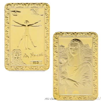 Da Vinci Mona Lisa Gold Plated Commemorative Coins Collection Souvenir Art Bar DropShip
Da Vinci Mona Lisa Gold Plated Commemorative Coins Collection Souvenir Art Bar DropShip