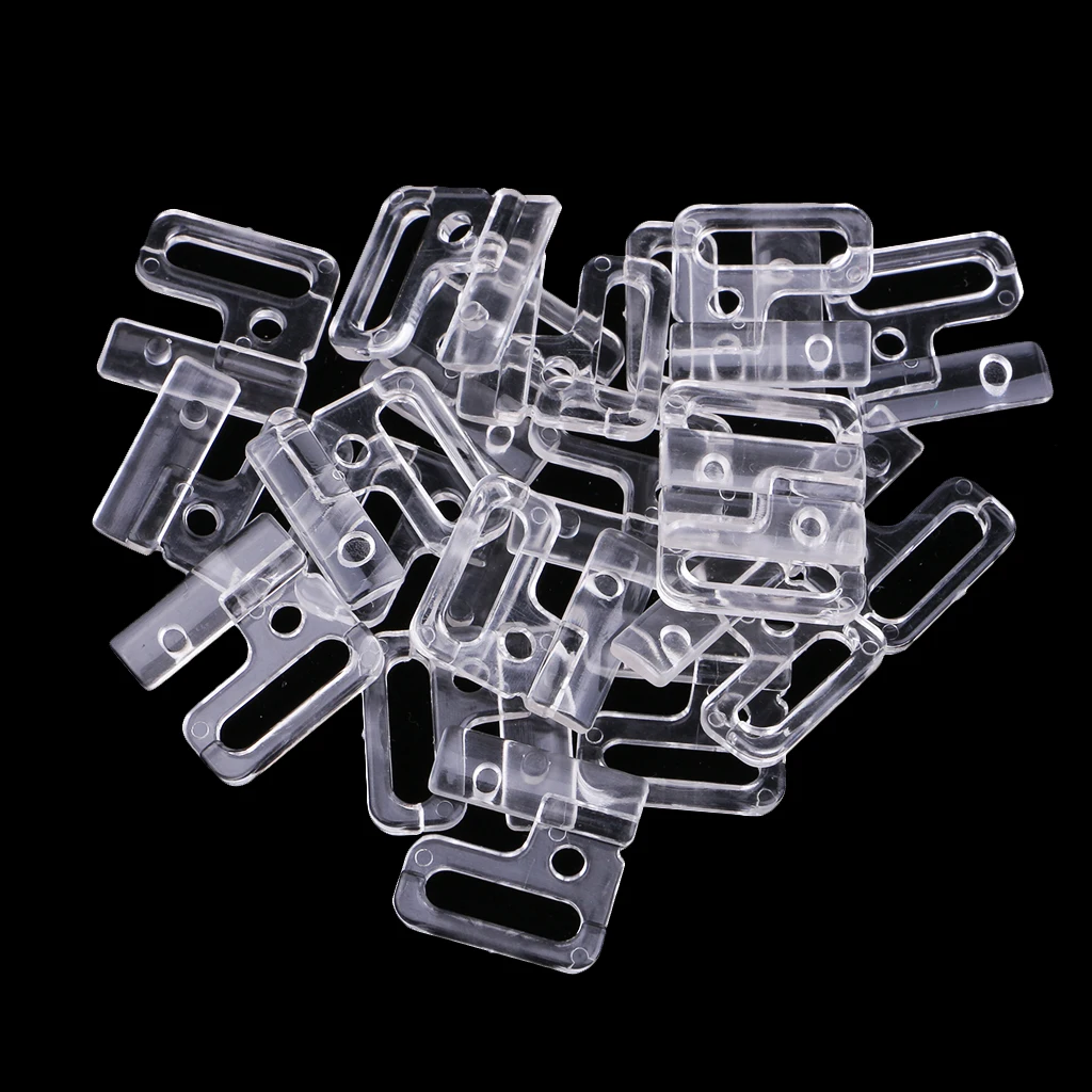 10pcs 14mm Bikini Clip Hook Snap Plastic Clasps Bra Fasteners Strap Lingerie Supplies for Sewing Clothes Swinwear Accessories 10pcs 14mm Bikini Clip Hook Snap Plastic Clasps Bra Fasteners Strap Lingerie Supplies for Sewing Clothes Swinwear Accessories