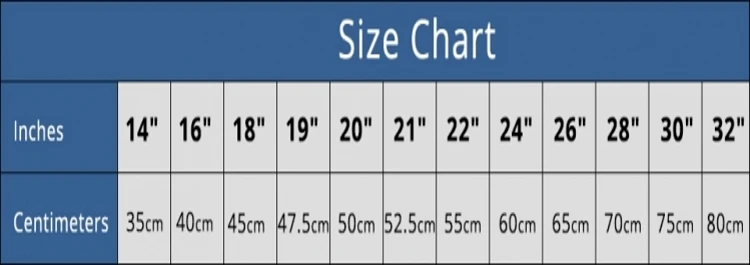 Wiper Refill Size Chart