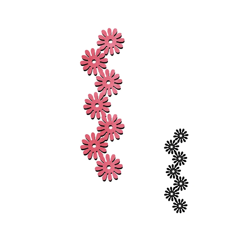 Naifumodo 67*208mm Dies Cutting Flower Lace Border Metal Cutting for DIY Scrapbooking Craft Card Embossing Die Cut New Template
Naifumodo 67*208mm Dies Cutting Flower Lace Border Metal Cutting for DIY Scrapbooking Craft Card Embossing Die Cut New Template