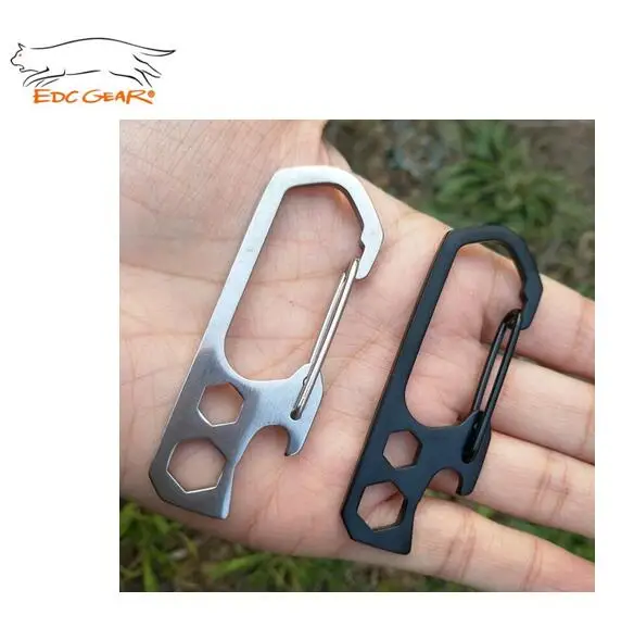 EDCGEAR Bottler Opener Hex Wrench Camping Knife Scraper Hiking tools Key Ring KeyChain | Спорт и развлечения