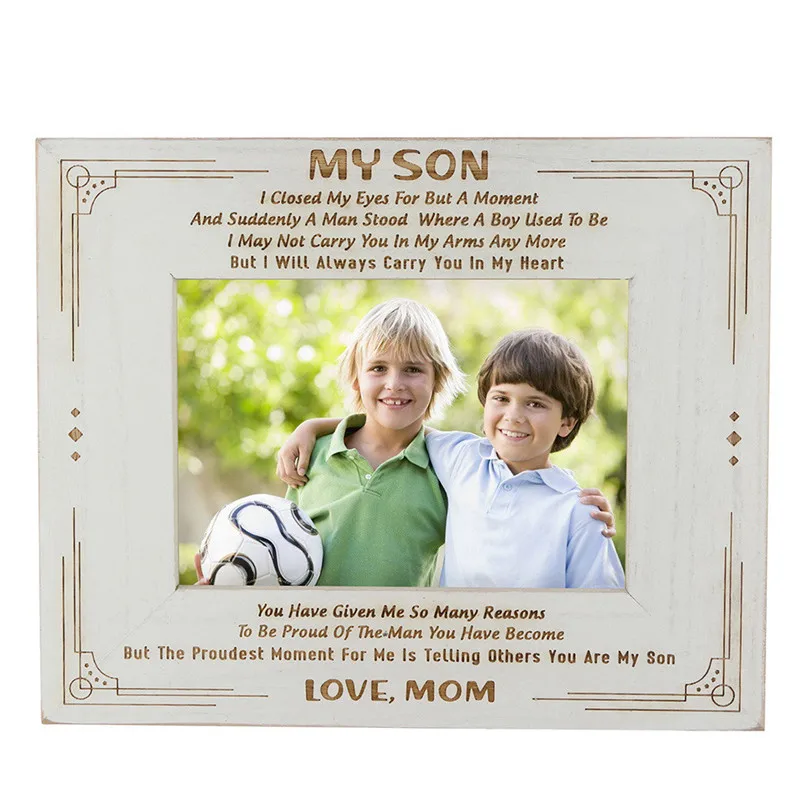 mom son picture frame