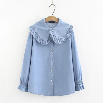 2019 Spring Summer Big Size Women Solid Shirt Cotton Blouses Style Oversize Full Sleeve Ladies Shirts Plus Size
2019 Spring Summer Big Size Women Solid Shirt Cotton Blouses Style Oversize Full Sleeve Ladies Shirts Plus Size