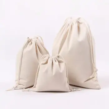 Cotton Solid White Drawstring Gift Bag Beam Shopping Bag Fruit Vegetable Grain Seed Storage Pocket Reusable Small Coin Purse
Cotton Solid White Drawstring Gift Bag Beam Shopping Bag Fruit Vegetable Grain Seed Storage Pocket Reusable Small Coin Purse