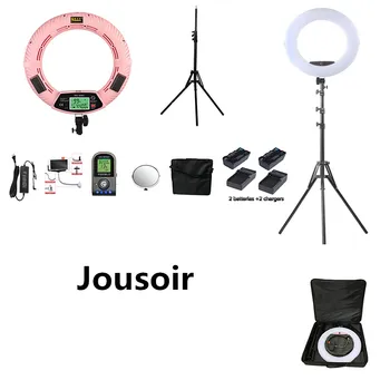 FE-480II Bio-color Ring Lamp 480 LED Lamp Photography Beauty salon nail Makeup selfie Lighting + stand+bag + batter CD50
FE-480II Bio-color Ring Lamp 480 LED Lamp Photography Beauty salon nail Makeup selfie Lighting + stand+bag + batter CD50