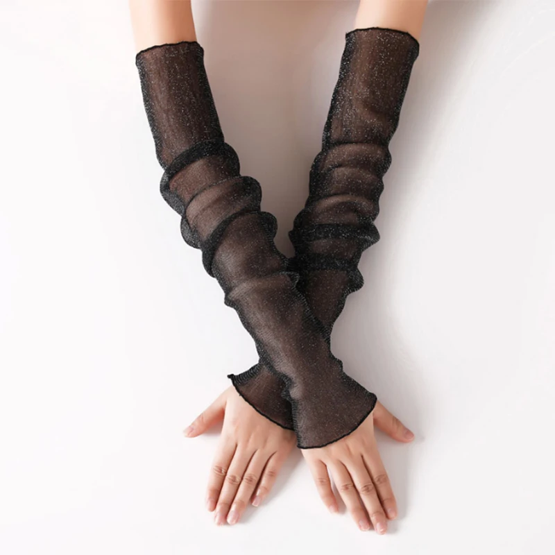 ZEBERY 2PCS Mesh Arm Sleeve Breathable Bracers Anti-UV Mesh Solid Color Woman Arm Sleeve Clothing Accessories
ZEBERY 2PCS Mesh Arm Sleeve Breathable Bracers Anti-UV Mesh Solid Color Woman Arm Sleeve Clothing Accessories